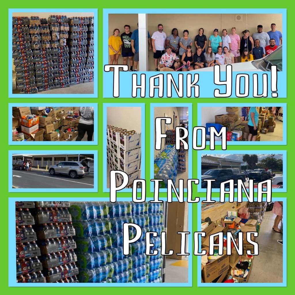 PoincianaCCPS's tweet photo. Thank you @DestinyNaples for your AMAZING Donation to support our Pelican students and families! Thank you to our Poinciana Staff and @MsAshleySciGr5 for making it a reality! #PelicanStrong https://t.co/xDVR2FTXyF