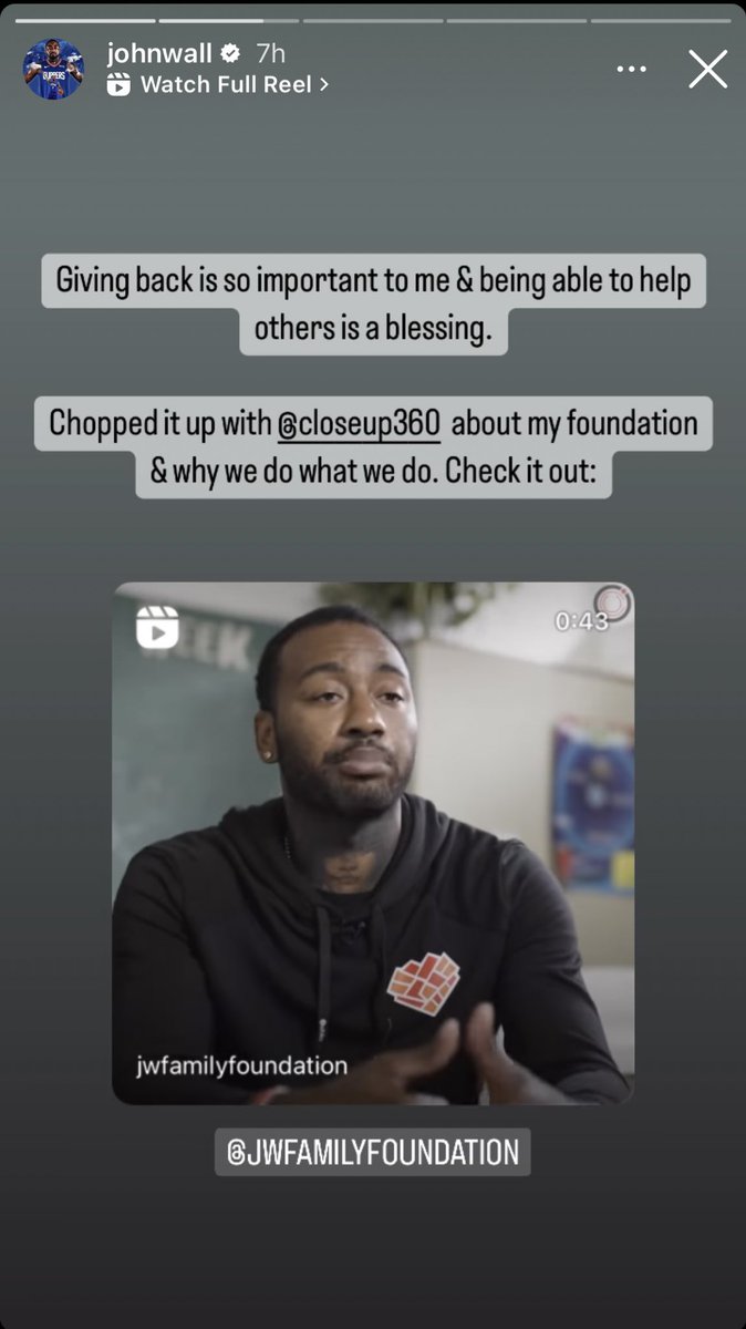 Hoop_District's tweet photo. John Wall: “Giving back is so important to me &amp; being able to help others is a blessing.”

DC will always have much love for 5 💙 https://t.co/8PqonMnUUg