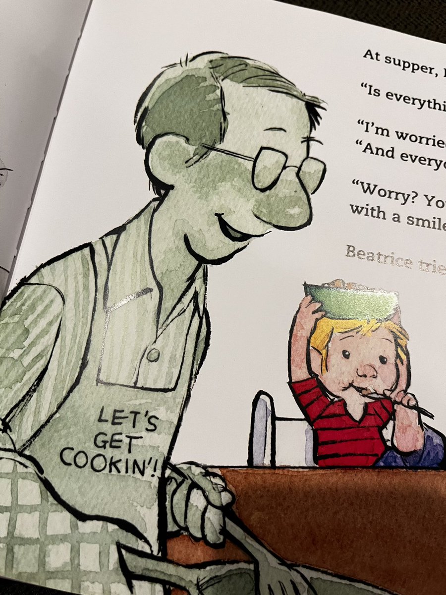 recently read The Girl Never Made Mistakes with the kiddo. id bet my life thay author/illustrator <a href="/MarkPett/">Mark Pett</a>  is a fan of calvin and hobbes #ifyouknowyouknow
