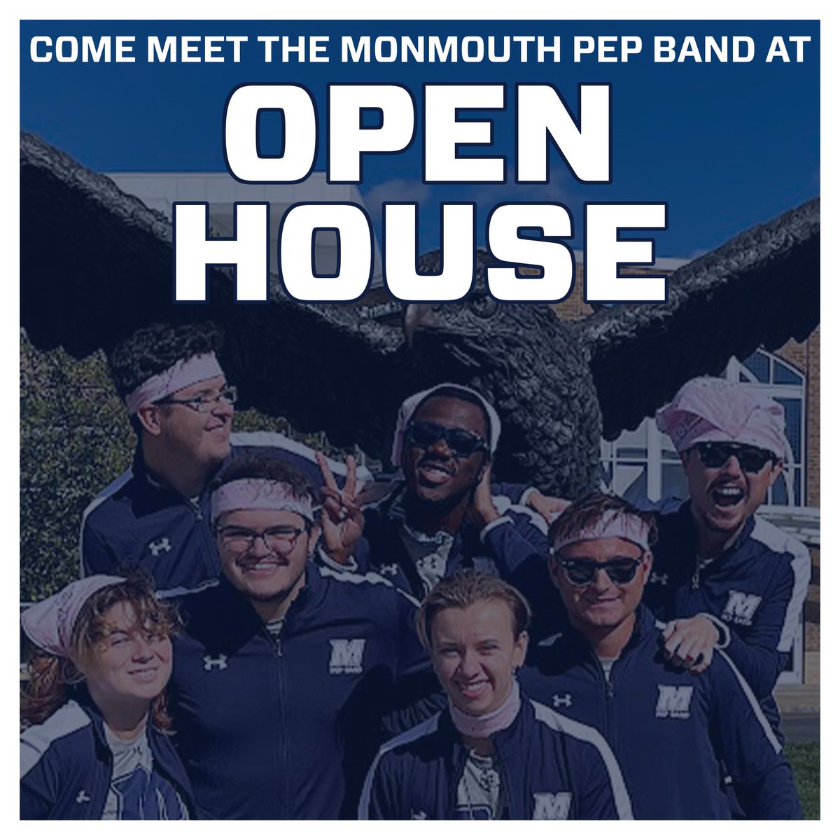 Are you a band kid interested in pursuing college band? Come stop by our table at open house tomorrow! There, you can chat with some of our officers about the opportunities you get by joining the pep band! See you there :D
