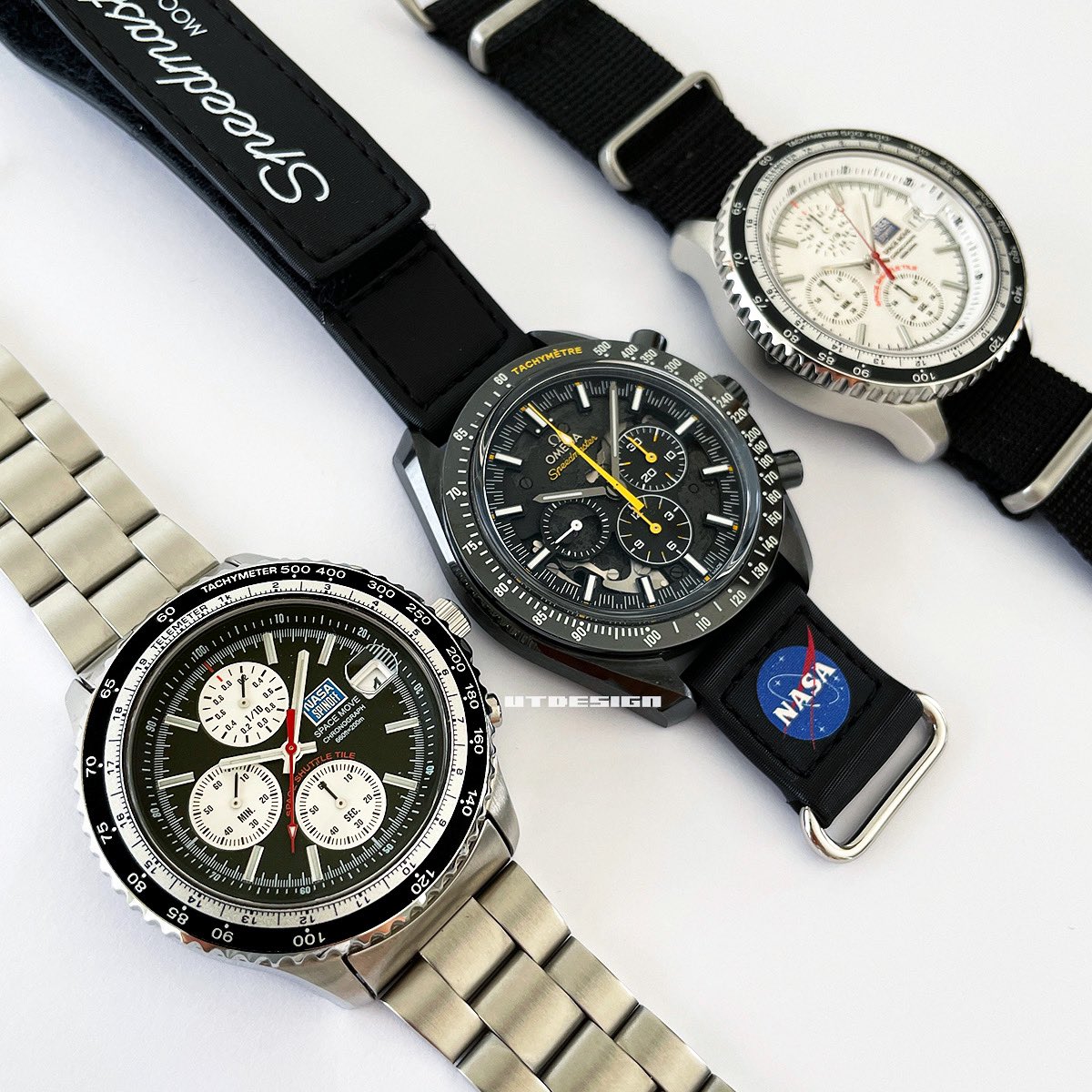 utdesign's tweet photo. NASA、宇宙時計と言えばNASA SPIN OFFのSPACE MOVE。もう既に販売終了のレアモデル。
#omega #speedmaster  #omegaspeedmaster #apollo8 #オメガ #スピードマスター #spacemove https://t.co/cKF13CFJWy