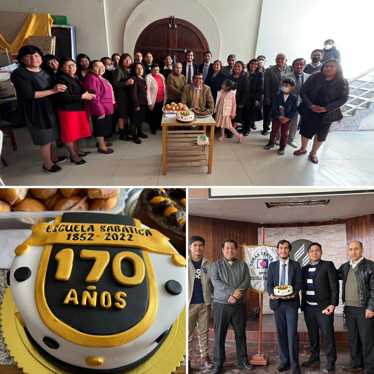 Melbin77's tweet image. 👉🏻 “El objetivo de la obra de la Escuela Sabática debe ser cosechar almas”. (EGW, COES, 61). 
En el #DMComas celebramos con tres vidas entregadas a Cristo a través del Bautismo. A Dios sea la Gloria!!

#170años de la #EscuelaSabática
#RID