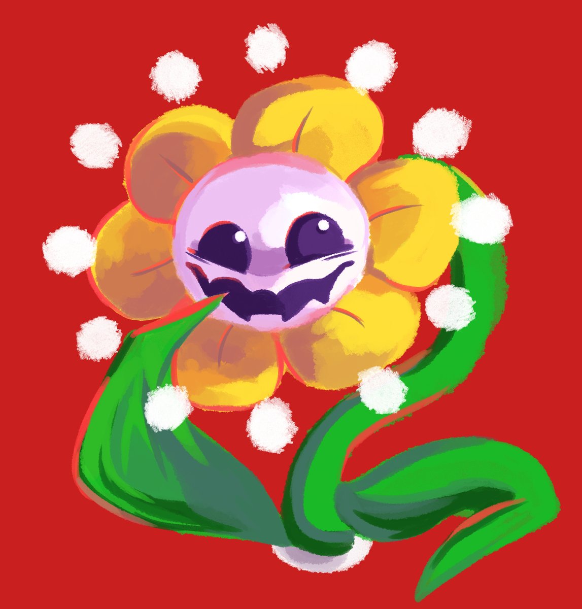 Flowey #floweytheflower #art #undertale