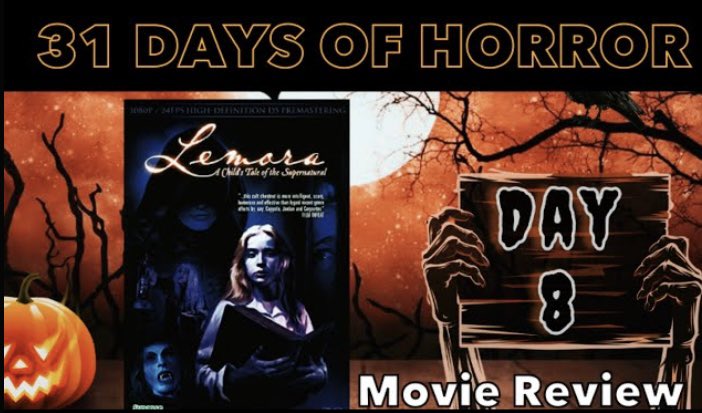 slasheruprising's tweet photo. New video is up https://t.co/qorVI8ihPb LEMORA Short movie review for my #31DaysofHorror #lemora #horror #HorrorMovies #horrorcommunity #YouTube #movie #MovieReview https://t.co/E2HrlnV7zK