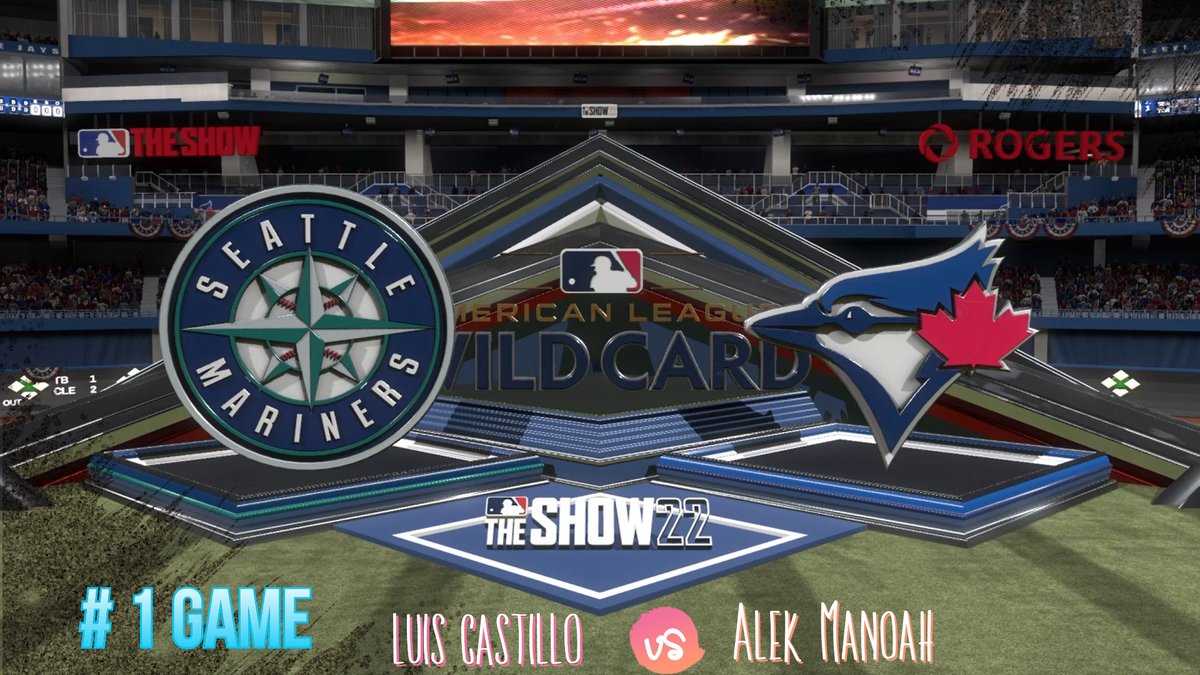 SportsgameMx's tweet photo. https://t.co/KnHeIYdXhN
# 1 GAME
Postseason 2022
Seattle Mariners - Toronto Blue Jays
Luis Castillo vs Alek Manoah
Narración en Español de Ernesto Jerez MLB THE SHOW 22 #WILDCA #Postseason #Ballpark #SeaUsRise #NextLevel #MLB #MLBTheShow https://t.co/efC7xDLZjZ