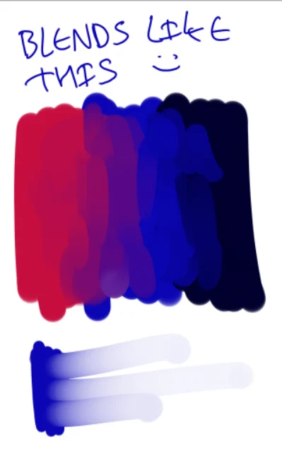 put it all onto one layer. do it. you gotta do that to do the next step smilethis is my pride and joy.. my painting brush.. it is extremely simple and this is what i do all of my painting and texture work withits just a simple circle blending brush, which barely blends tbh 