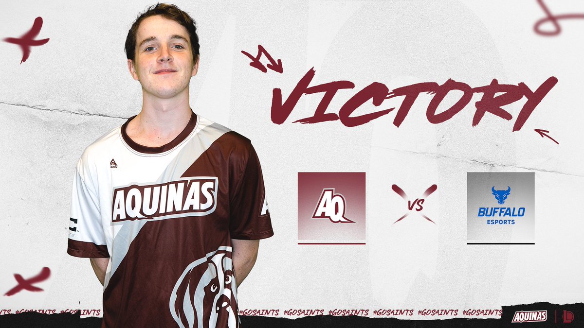 AquinasEsports's tweet photo. Big wins today for AQ!
GG's @UBuffaloEsports 
#GoSaints🐶 https://t.co/THYL9UDvO9