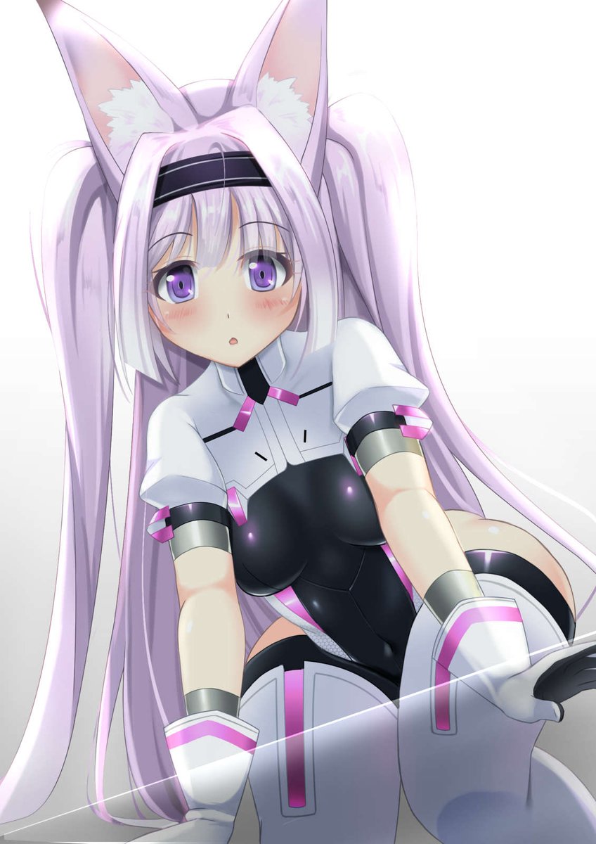 覗き込むスミレ 