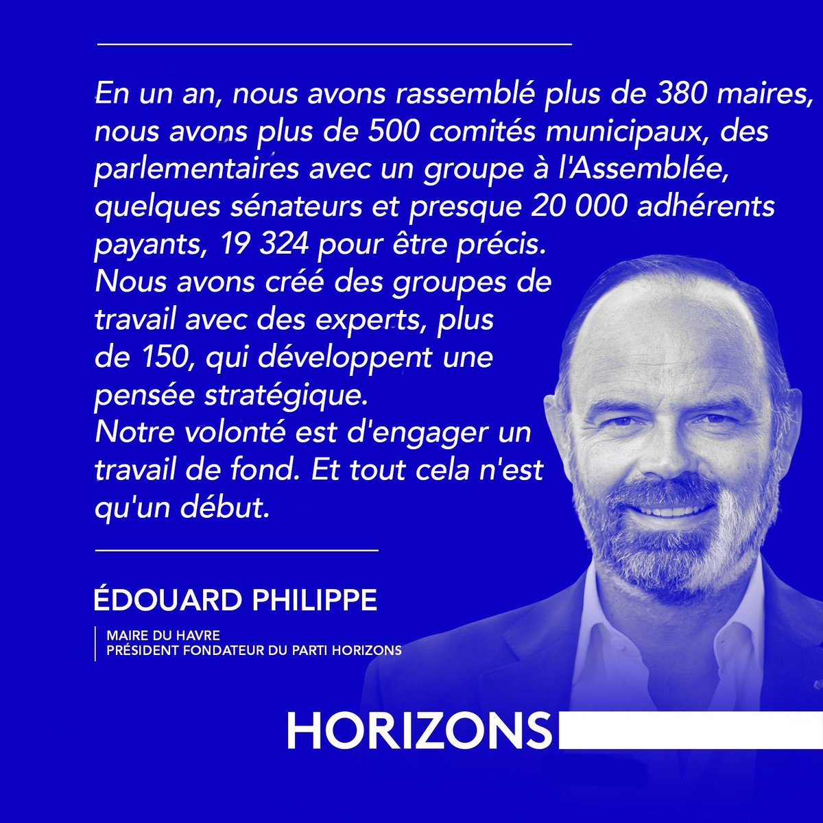 GillesBoyer's tweet photo. Un an pour @HorizonsLeParti ! https://t.co/s8Len3Y06U