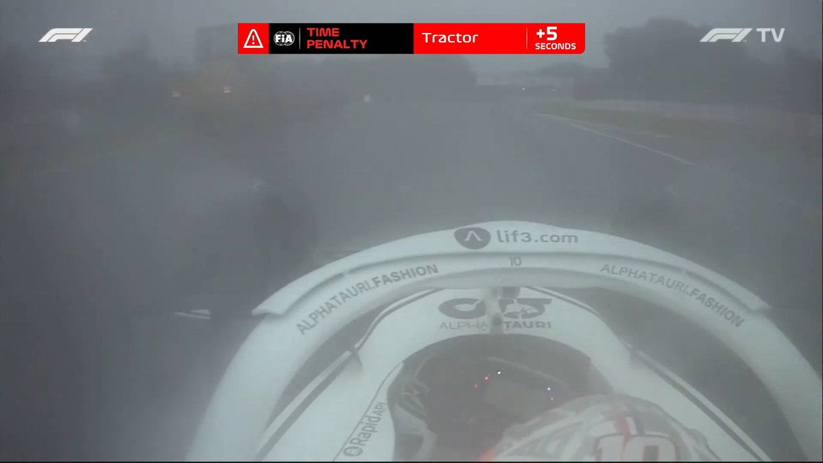 "Lap 2 Turn 12 Incident involving Gasly will be investigated after the race"
 #WTF1  #japaneseGP