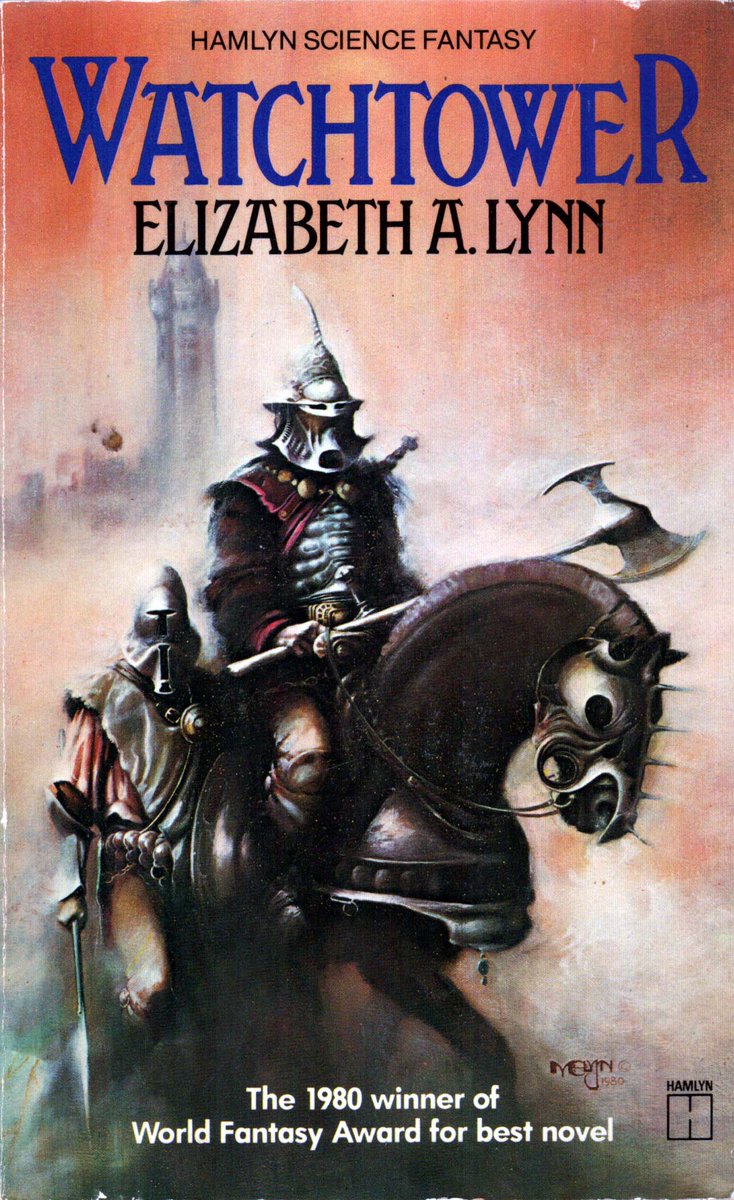 Ranaroth2's tweet photo. Elizabeth A. Lynn, Watchtower, Hamlyn, 1981. Cover: Melvyn Grant. The Chronicles of Tornor series no. 1. #BookCover #ElizabethLynn #MelvynGrant #Hamlyn #watchtower #chronicles #Tornor https://t.co/NvYJ62ZS0B