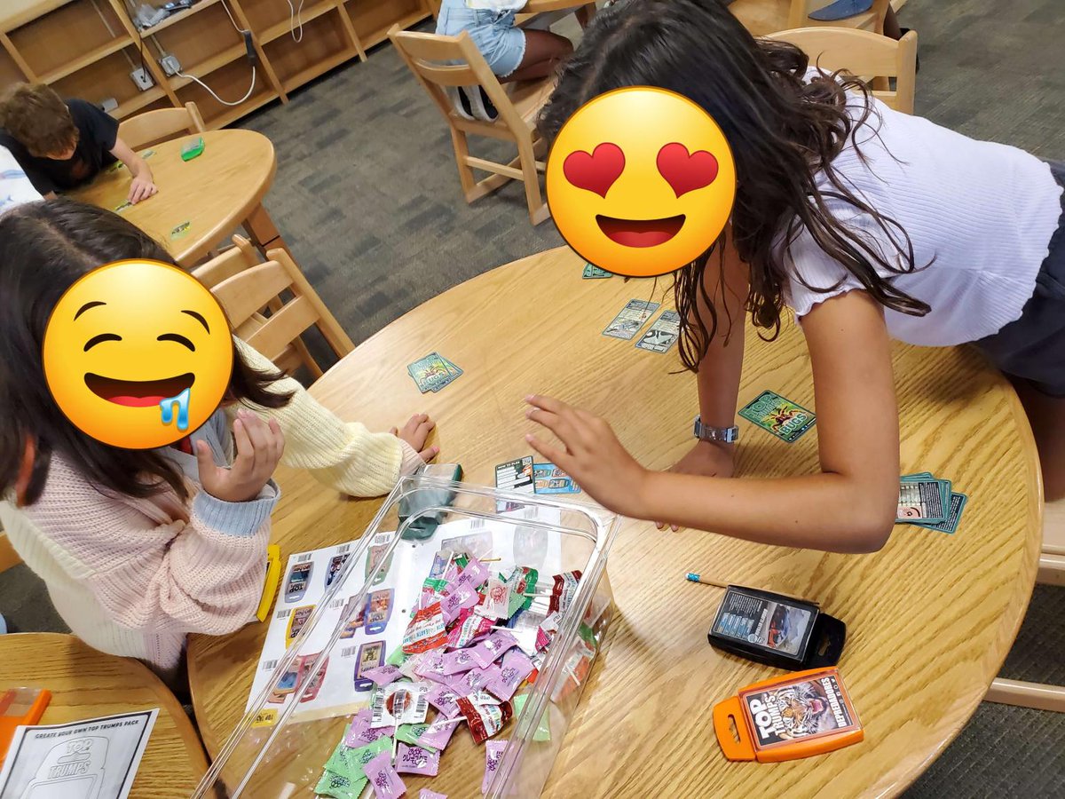 KeshiaNashJohn1's tweet photo. My kiddos and I were able to try out some Top Trumps cards via #tryazon #tryazonparty #toptrumps #educationalgames #learnplaywin #toptrumpsusa We had a BLAST!. For the safety and privacy of my kiddos, I covered their faces. THANK YOU to @tryazon and @officialtoptrumps. https://t.co/qJeMm1psvH