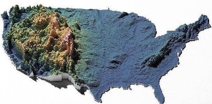 blaine_48's tweet photo. Elevation Levels In The United States! #elevation #usa #lifeelevated #map #education #funfacts #funpicture https://t.co/D7Sa5jH8Sq https://t.co/OrVXO8CFkI