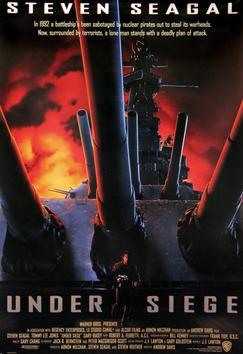 WATZUPMAG's tweet photo. Il y a 30 ans, l’efficace Andrew Davis envoyait le cuistot #StevenSeagal dérouiller Tommy Lee Jones et sa bande de terroristes dans le Die Hard like #UnderSiege.
Un second film suivra avec un peu moins de réussite.
Le plus grand film de notre saumon agile. #CaseyRyback forever. https://t.co/akeIr3XGtj