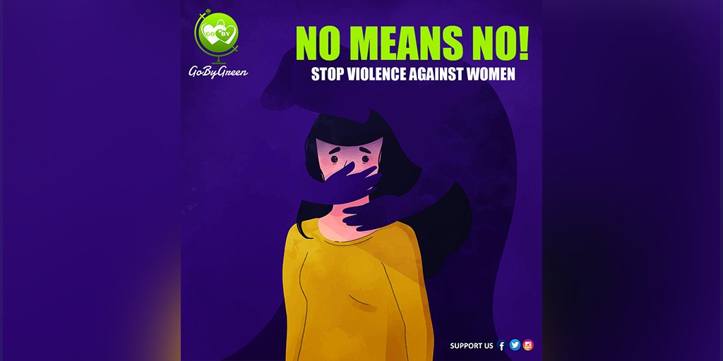 gobygreenoff's tweet photo. STOP VIOLENCE AGAINST WOMEN!
#GoByGreen #gobygreenoff #GoByHolidays #gogreen #rape #girl #women #stopit #indianrapecase #stoprape #stoprapeculture #stopviolenceagainstwomen #education #childeducation #girleducation #rightsofeducation #law #fasttrack #learning #students #study https://t.co/DPZxvdnJ4B