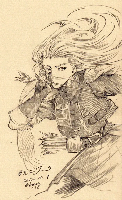 エアスケブ、リクエストありがとうございます!
ダルニスさん描かせていただきました! 