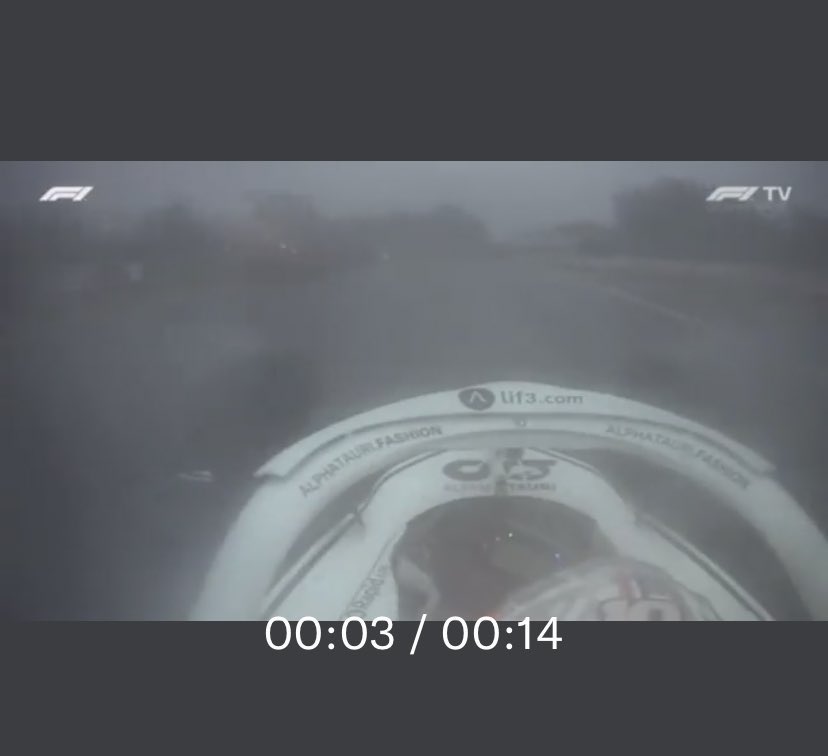 <a href="/BillyMann23_/">Billy Mann</a> <a href="/TommyWTF1/">Tom The Founder Bellingham</a> The explanation of the FIA is that tractors are allowed on track under red flag conditions.
Look at these screenshots from Gasly’s onboard
It literally turns from yellow to red on second number 2.
At the 3rd second the tractor is there.
What speed was that tractor going at then?