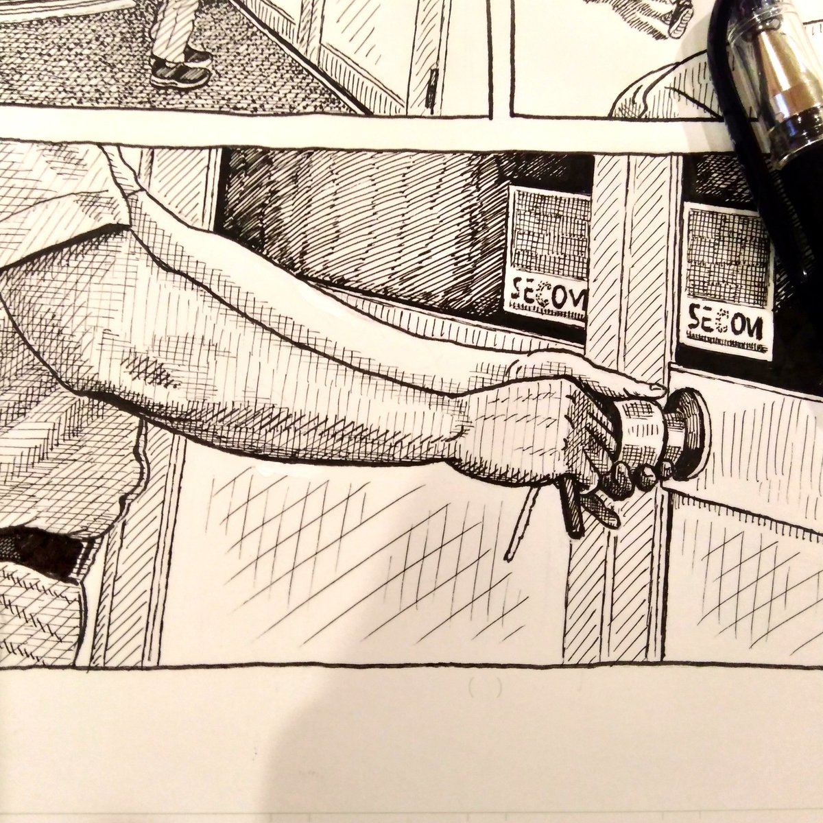 人の部分では、腕とか手を描くのが一番好きやな。 