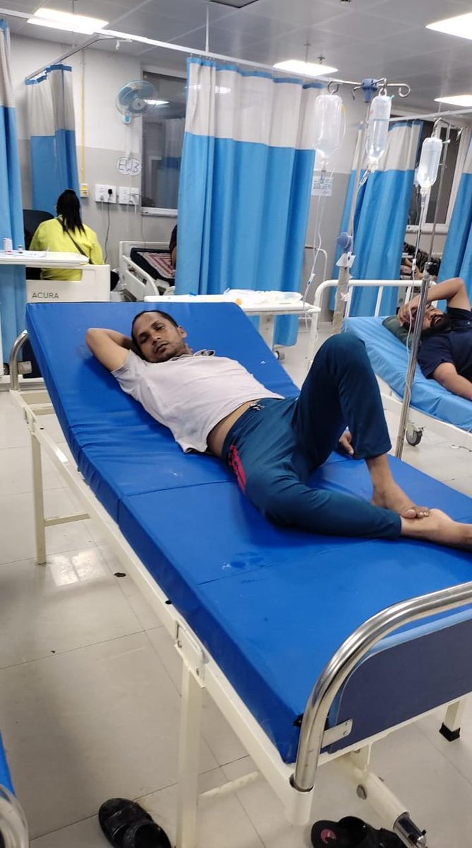 bhola_dutt's tweet photo. Feeling sad for Amrish bhai who is on a hunger strike since last 7 days. Not even a single representative of so called BJP has come to see him.His health is getting worse day by day.  Such a shame....!!!!!😓😓👎👎

#addirrigation228 https://t.co/8llxHgixXh