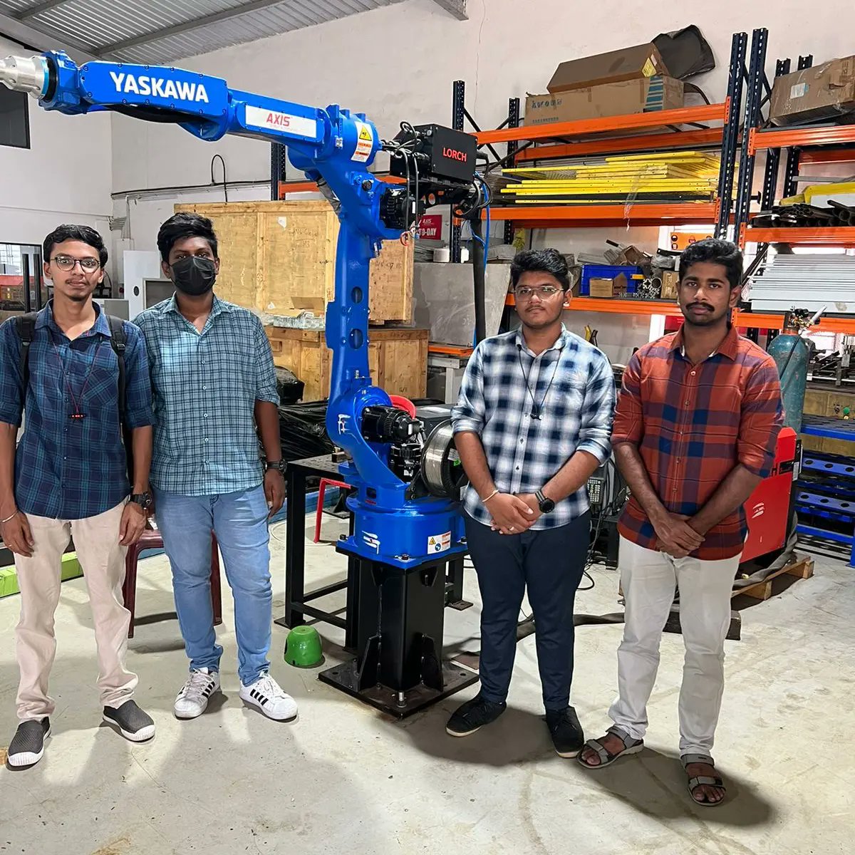 spinacle_off's tweet photo. It was great experience in visiting and get insights from Axis Global Automation in Coimbatore. Discussed about the required demand and market in Industry 4.0.
@VishnuP28431191 @santosh_kumar_e @nishaalu_s @Suryaaoo7
#spinacle
#Ai
#industrialautomation
#experience
#automation https://t.co/QJSsOOZSny
