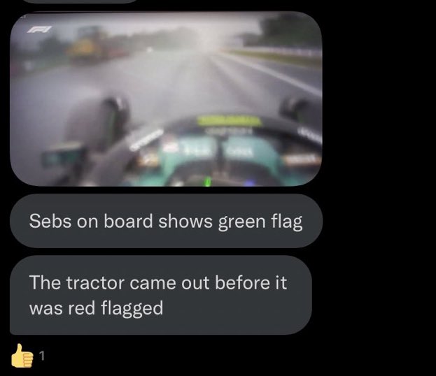 Chicken 🇦🇺 (@chickenlentil) on Twitter photo <a href="/MBrundleF1/">Martin Brundle OBE</a> He can’t take any. He literally didn’t do anything. The tractor was on track during green flags at the front of the pack. What’s gasly got to do with it <a href="/MBrundleF1/">Martin Brundle OBE</a> He can’t take any. He literally didn’t do anything. The tractor was on track during green flags at the front of the pack. What’s gasly got to do with it