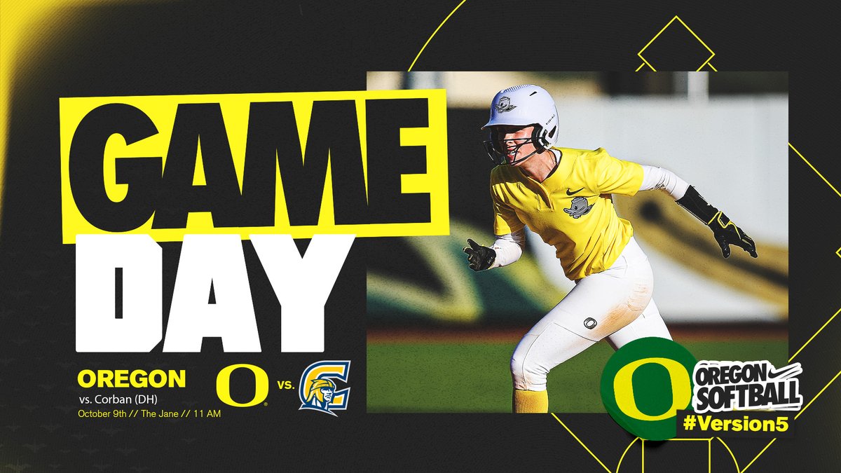 GAME DAY!

What you need to know:
🆚 <a href="/CorbanSoftball/">Corban Softball</a>
🕚 11:00 AM (DH)
🏟 Jane Sanders Stadium
💻 Pac-12 Live Stream pac-12.com/live/universit…
📻 kwva.uoregon.edu/listen-live/

TOY DRIVE
➡ Bring a new, unwrapped toy OR
➡ Venmo also accepted (@willamette-family)

#GoDucks | #Version5