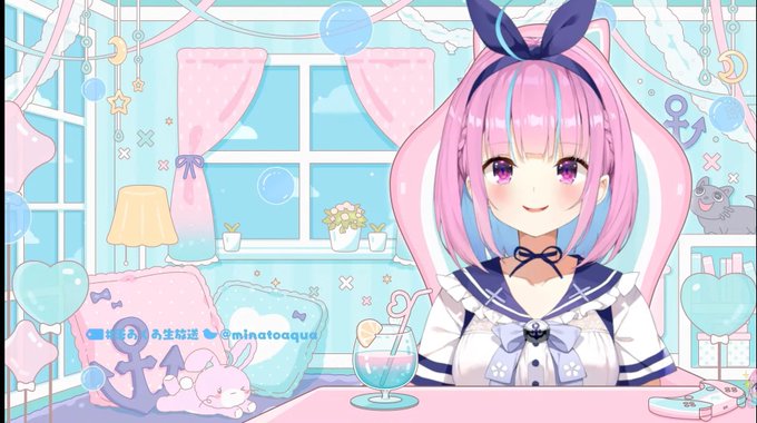 湊あくあ生放送のtwitterイラスト検索結果