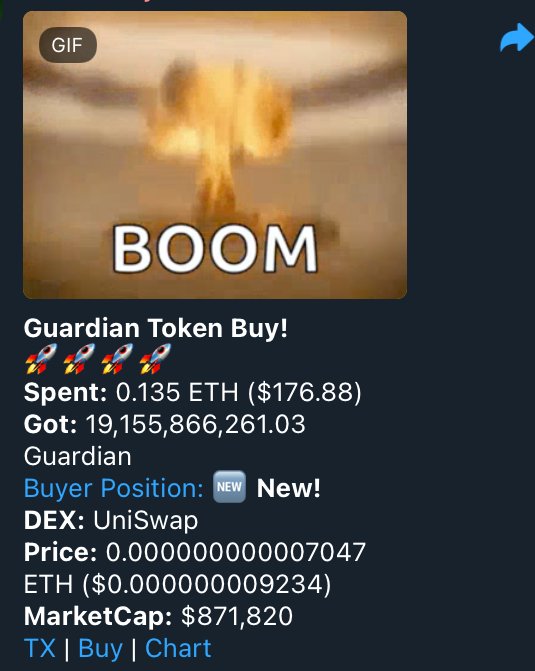 Crypt0_cakes's tweet photo. The @Guardian_Tkn community sends big thanks to @JigsawToken & @TheJigsawHost for their Syndicate competition! 🔥The 0.135ETH buy & burn just happened!🎉
https://t.co/TXDV9fVs2V
https://t.co/qLsIXE4axi
#GuardianPlatform #GuardianToken #JigsawToken #StrongerTogether #ReformDefi https://t.co/dHiJWW7b0d