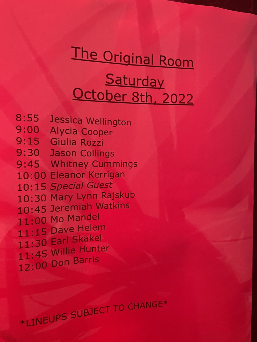 JessWellington2's tweet photo. And another oneโฆ @thecomedystore
#standupcomic #standup #comedy #thecomedystore #hellsyes #dreaming #dontwakeme https://t.co/1hZ33Z8vte