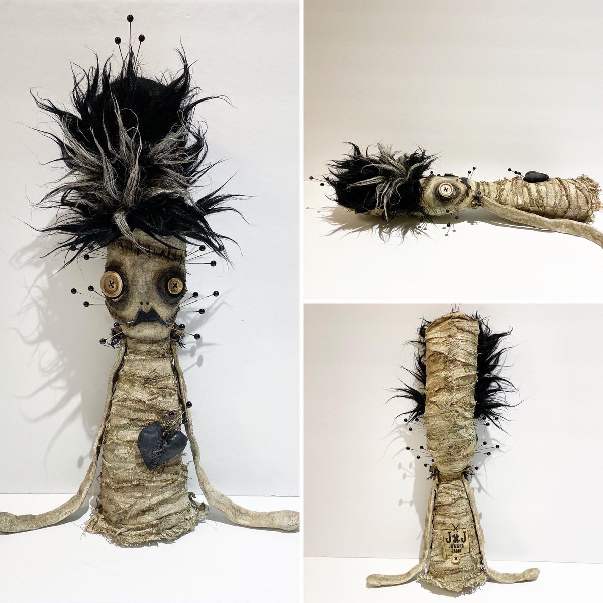 JunkerJane's tweet photo. New! The Monster Bride
#junkerjane #monstermaker #artdoll #brideoffrankenstein #monsterbride #halloween https://t.co/wZLxnaNKZM