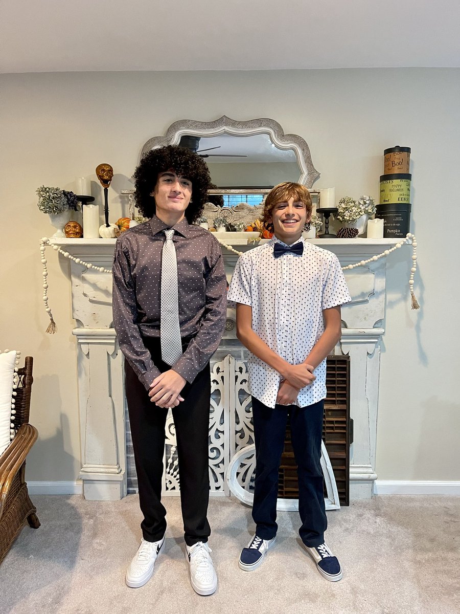 Today was a busy busy day. Frank turns 3, Leo PR’d at his XC race and homecoming with one of his best buds since K. <a href="/MrBamStafford/">Tom Bamber</a> <a href="/MrsBamEducator/">Jennifer Bamber</a> <a href="/MarisaR173026/">Marisa Ross</a>