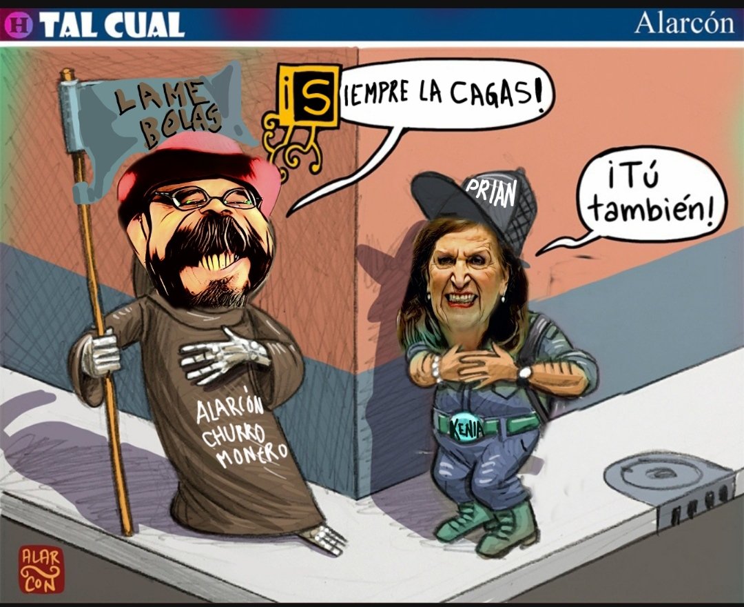 hectorhex7005's tweet photo. La Kenia López rabadán y el dibujitos Alarcón.
Hasta que le veo algo con gracia. https://t.co/x9qVcNJdVT