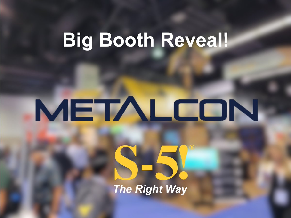 S5_Attachments's tweet photo. Going to @metalcon next week? We're excited to announce a big #booth reveal! Swing by #419. We can't wait to see you there! #metalconstruction #conduitpipe #metalroofattachments #exposedfastenedroofing #snowguards #lifetimewarranty #indianapolis #indianaconventioncenter https://t.co/eSOCd1aBIf