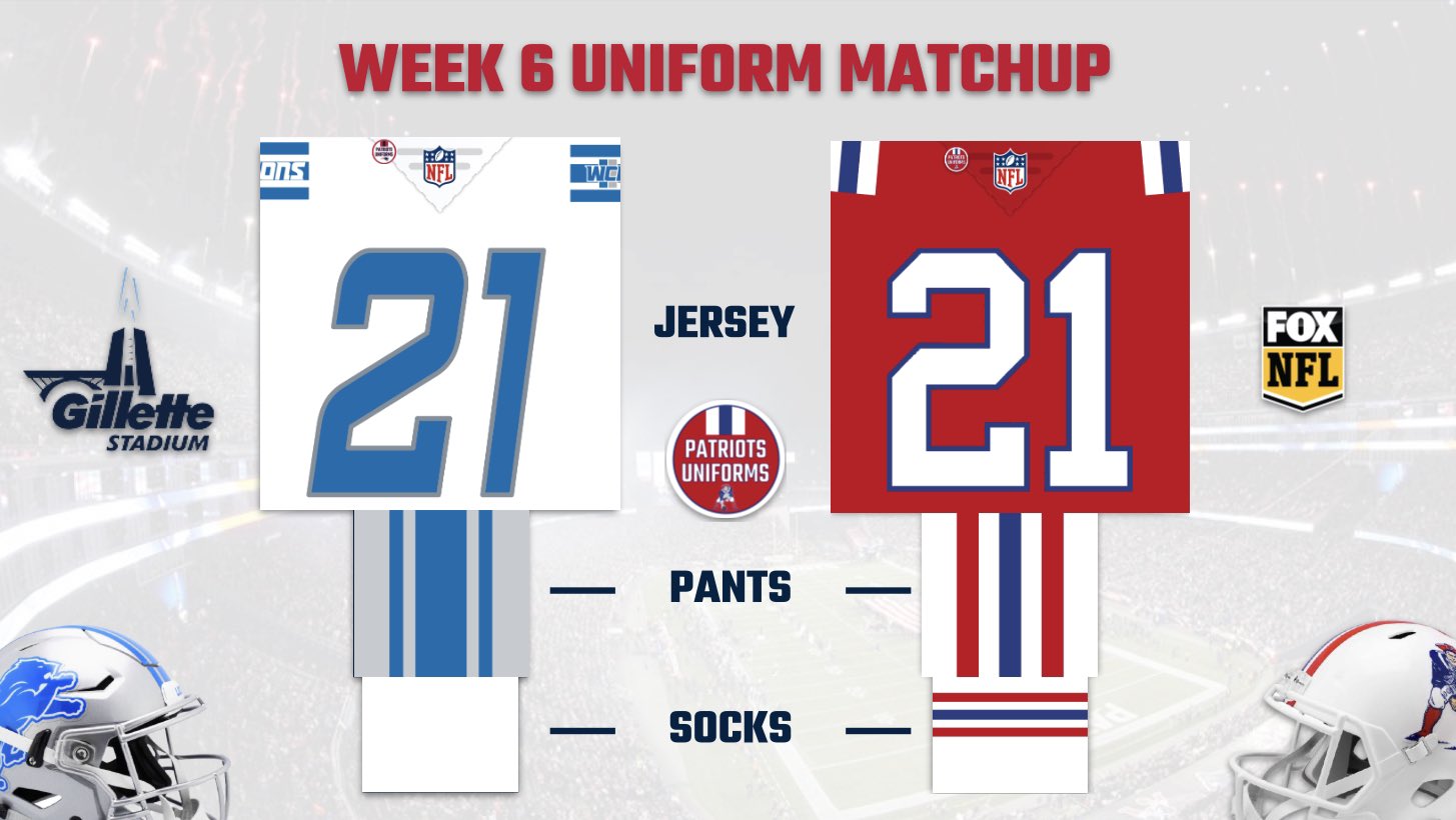 Patriots Uniform Tracker on Twitter "Here is the confirmed uniform