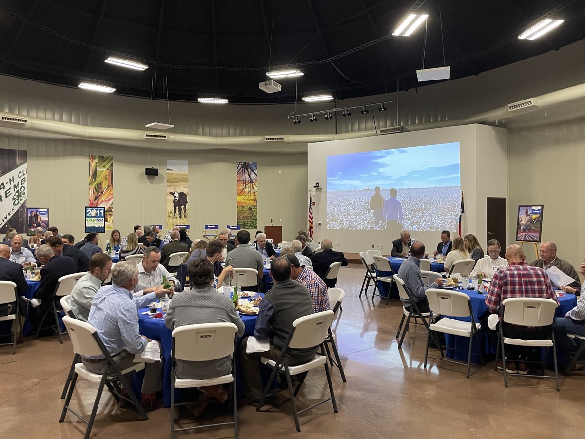 TheCottonBoard's tweet photo. We had a fun time celebrating with growers and industry leaders at the 25 years of FiberMax Cotton celebration in Lubbock this week. https://t.co/8t26CkrW54