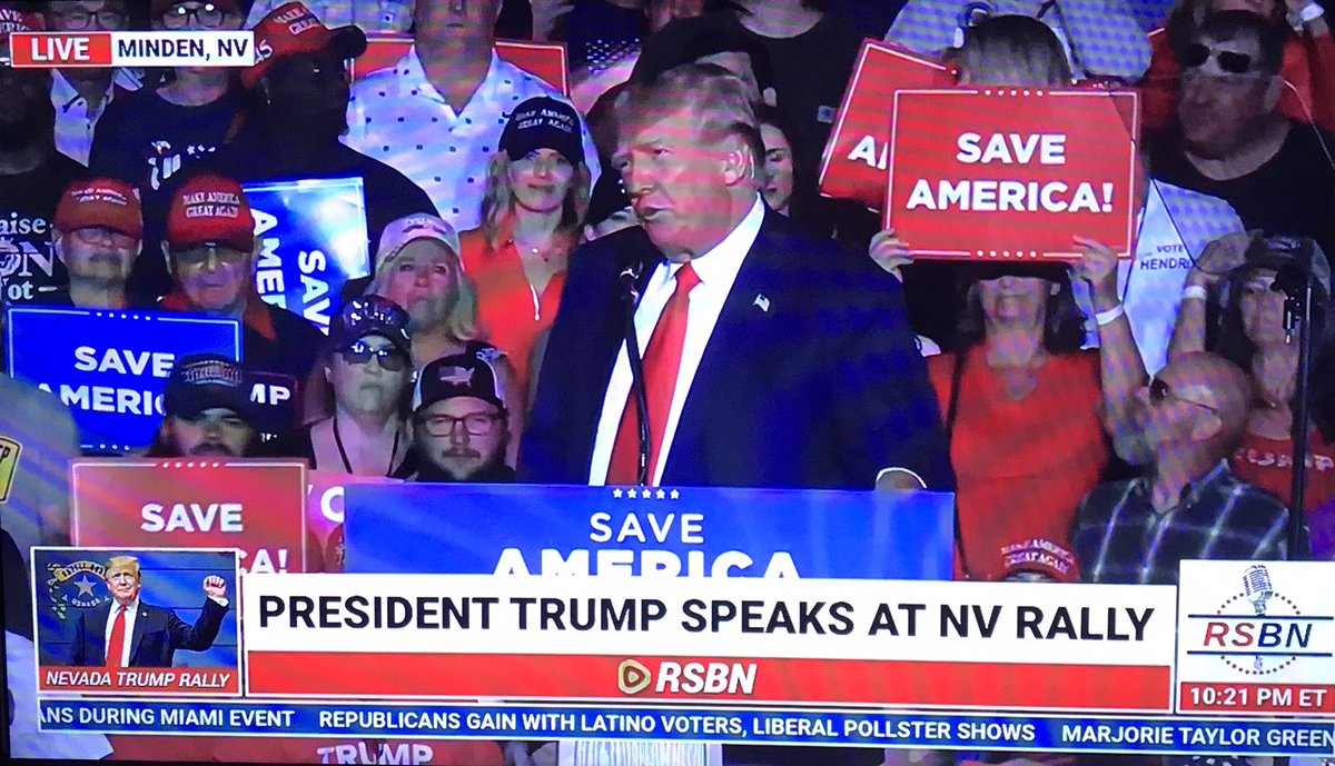 JessCAGrl4Life5's tweet photo. My family & I, my people Hispanics, Latinos and Chicanos in California love our great President & that is Donald J. Trump. My people Latinos & Chicanos are rising up and voting Republican in 2022 Midterms. We love Trump πΊπΈβ€οΈπ¦
@DonaldJTrumpJr @EricTrump
#MAGA
#AmericaFirst https://t.co/DhTIgtatSN