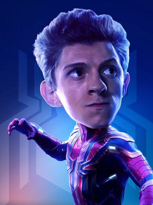 bifaresh's tweet photo. Featured Art of the Day: "Spider-Man Tom Holland Caricature". Buy it at: https://t.co/zOfBj5jCTT https://t.co/YiWXtfOlW8