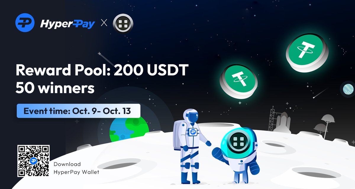 Hpx_Official's tweet photo. Nonstop HyperPay #Giveaway -@Aptos_insiders airdrop is live now 😍😍

🏆 200 USDT
⏲️End on Oct 13

✅Claim time: Oct 14- Oct 16

Complete tasks in Gleam form to win!
https://t.co/1HwV8CElwf https://t.co/3tycY3CJ9R