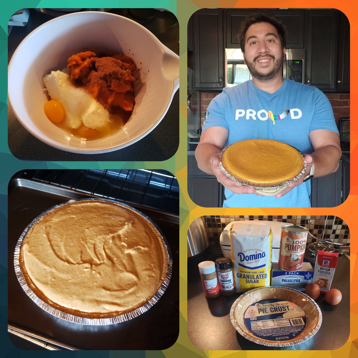 BrendanAdams13's tweet photo. Enjoyed our Government Affairs #teambuilding event making #pumpkincheescake! Try the recipe! https://t.co/ZkHTO2vey8 https://t.co/QYtlu9D8jJ