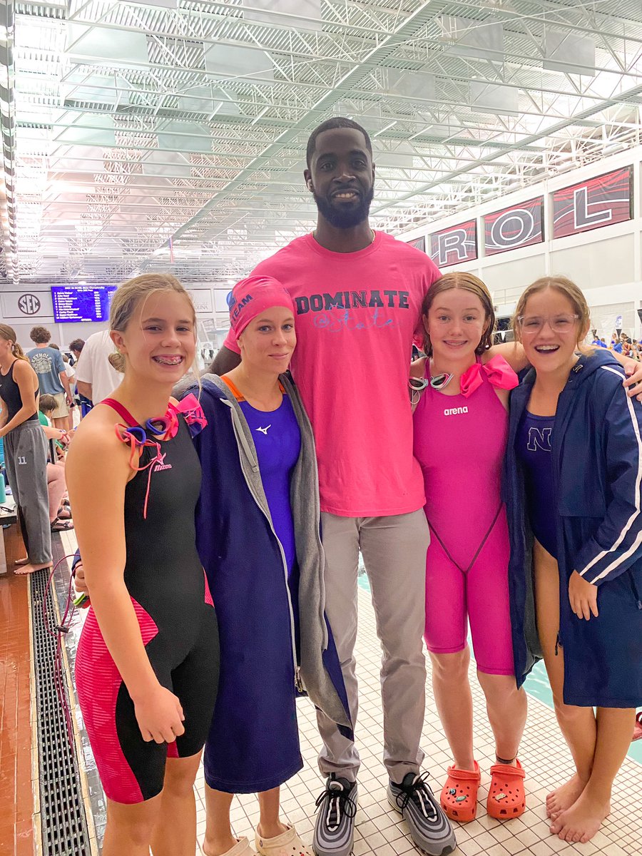 DrBrandonRoss's tweet photo. I’m extremely proud of these young ladies for representing @Newberry_HS and @NHS_SwimDogs today at the 3A state swim meet!! https://t.co/JiOOYDNGiM