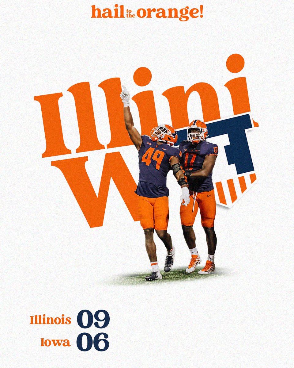 IlliniFootball's tweet image. Bu𝐈𝐋𝐋t for this.

#Illini // #HTTO // #famILLy