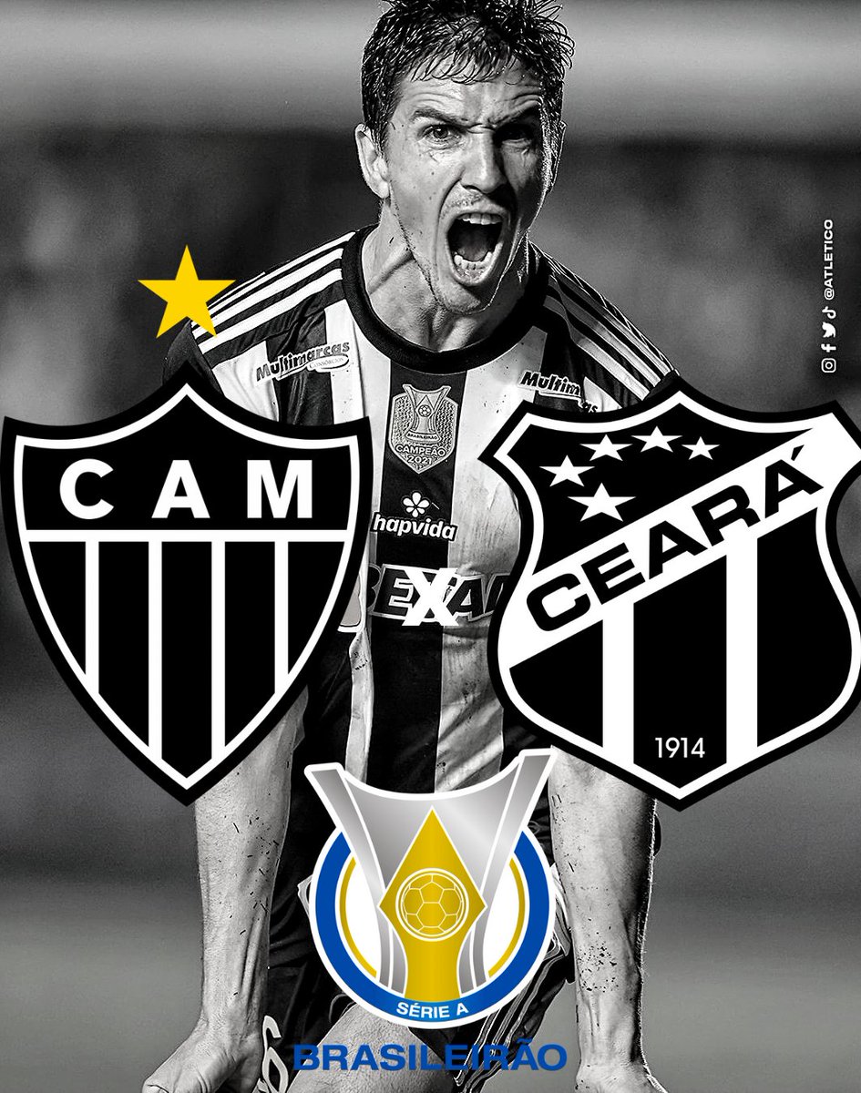 GaloConsciente's tweet photo. HOJE TEM GALO

@Atletico x @CearaSC 

🏆 @Brasileirao  
🕘 18:00 horas 
🏟  Mineirão 
📺 @canalpremiere

Depois de muito tempo o Atlético conseguiu emendar duas vitórias seguidas, isso é ótimo, dá uma força e uma confiança tremenda para a sequência do campeonato. https://t.co/340zpQj7OE