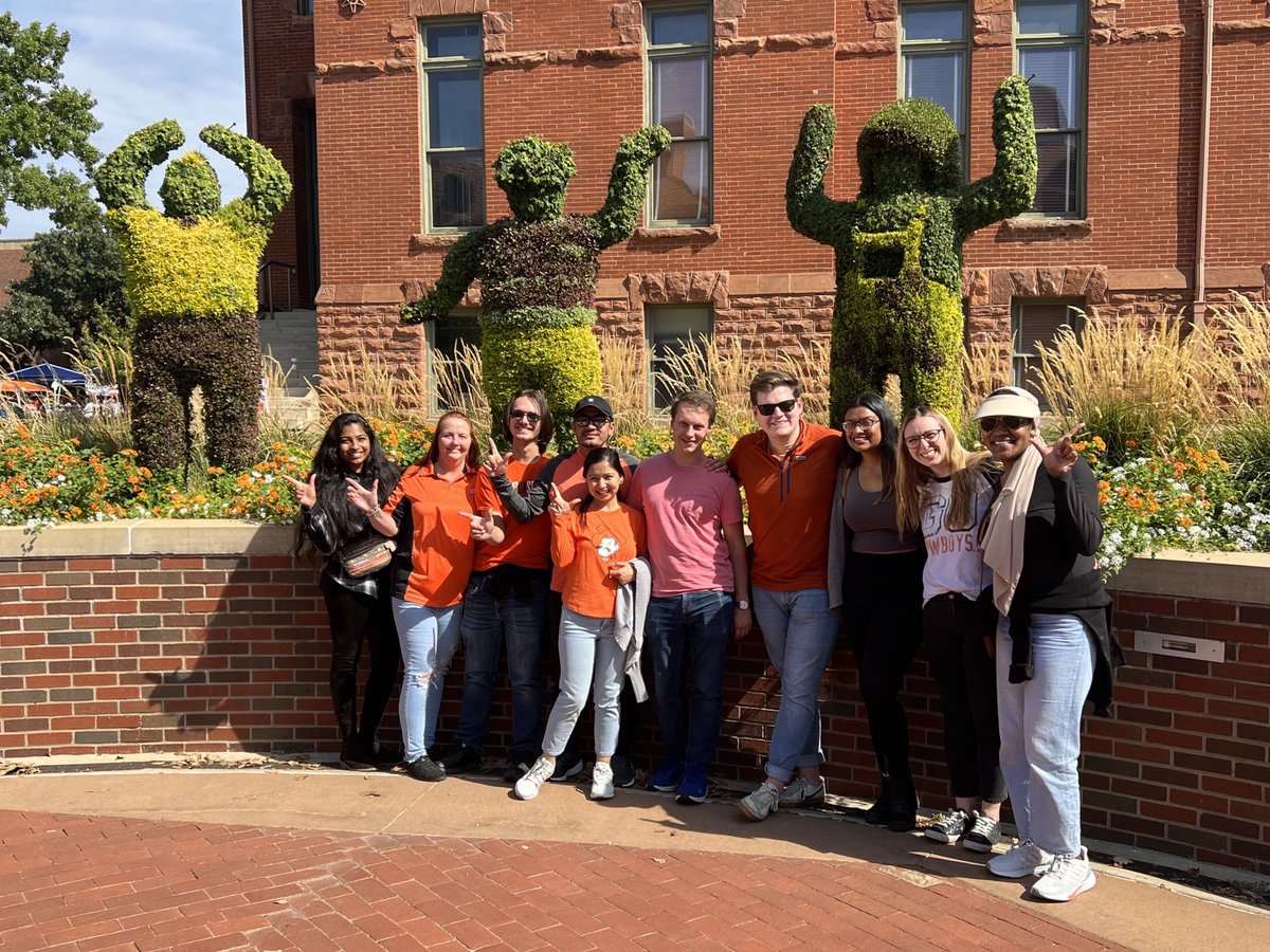 abronsonabx's tweet photo. Had a wonderful time in Stillwater today with the OG and new @CabeenLab folks! Football, beer, and hot pot. A great day! @osumicrobiology https://t.co/fwDN3vzDxX