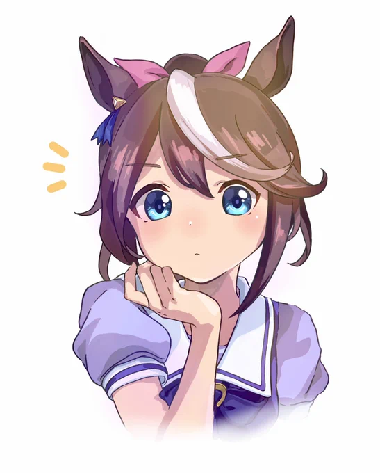 #このタグをみた人はド正面イラストを貼る #ウマ娘 テイオー 