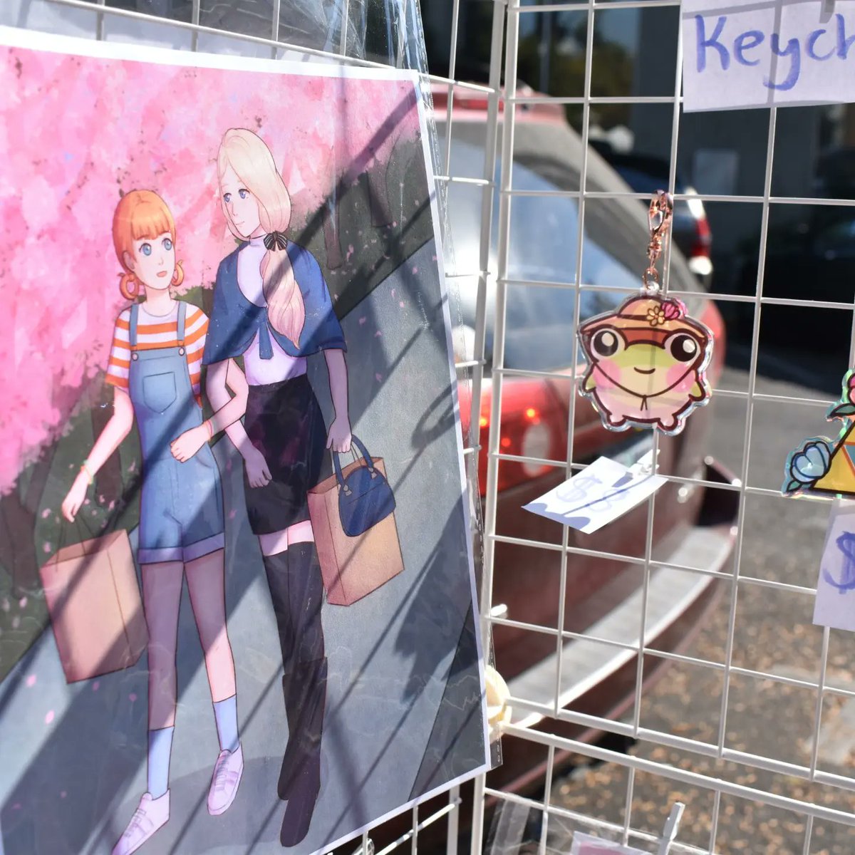 SaturdayMarket's tweet photo. Welcome new member @fairiberri! They have some great stickers, charms, and prints. Wanna see more? Be sure to check out their Instagram and Tik Tok: @ fairiberri ๐ฆ
.
.
.
#eugenesaturdaymarket #eugene #oregon #saturday #market #fairiberri #art #artist #illustrator #2Dgamedesign https://t.co/sypLjOdmDv