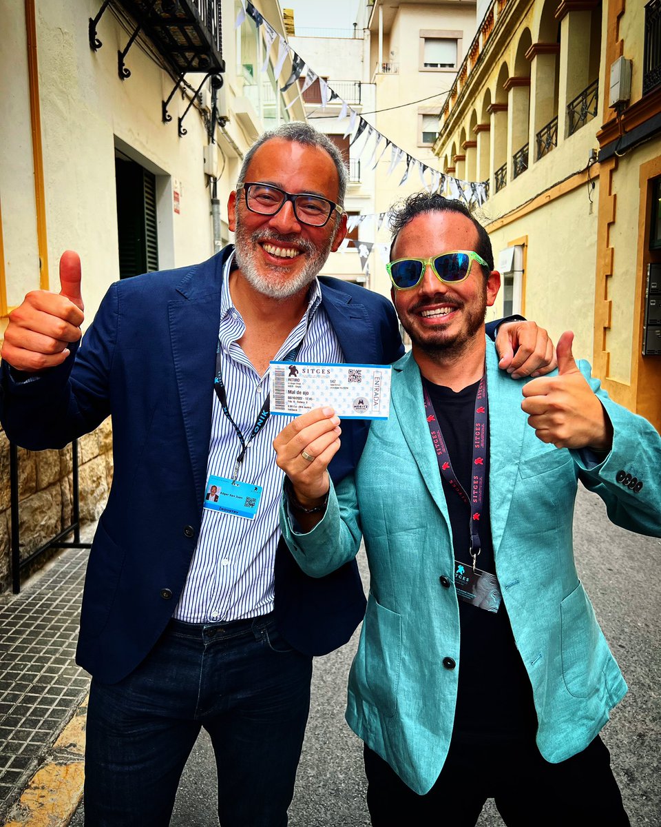 Isaac Ezban (@isaacezban) on Twitter photo ¡¡¡¡Lo logramos, <a href="/edgarsanjuanp/">Edgar San Juan</a> !!!! Hace un año apenas estabamos empezando la pre, hoy estamos estrenando en <a href="/sitgesfestival/">Sitges Film Festival</a> (3 semanas después de estrenar en cines)!!!!!! QUE DÍA. Creo que este boleto lo voy a guardar. Este recuerdo tambien!!! ¡¡¡¡Lo logramos, <a href="/edgarsanjuanp/">Edgar San Juan</a> !!!! Hace un año apenas estabamos empezando la pre, hoy estamos estrenando en <a href="/sitgesfestival/">Sitges Film Festival</a> (3 semanas después de estrenar en cines)!!!!!! QUE DÍA. Creo que este boleto lo voy a guardar. Este recuerdo tambien!!!