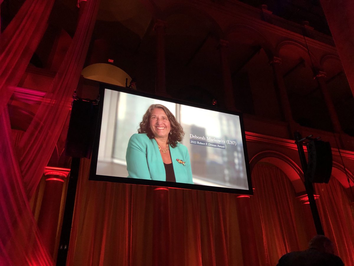 Vicki_A_Arroyo's tweet image. Great to celebrate state climate champion ⁦@DebMarkowitz⁩, recipient of ⁦@GeorgetownLaw⁩ Robert Drinan alumni public service award this evening ⁦@BuildingMuseum⁩.