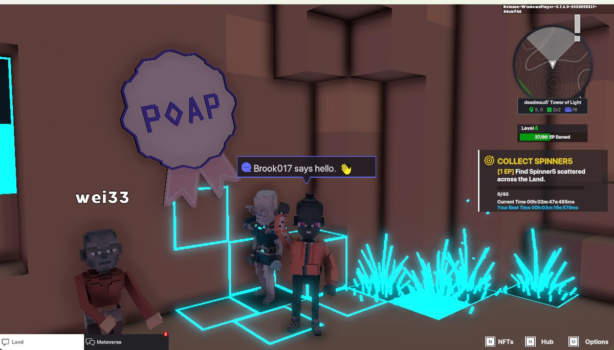brookbrook017's tweet photo. @TheSandboxGame @deadmau5 I just participated in the #SandboxAlphaS3Giveaway for a chance to win 500 SAND! Found George from the Metaglitch in @deadmau5's Tower of Light, check out my screenshot below!
👇 https://t.co/5m0J61PVgQ