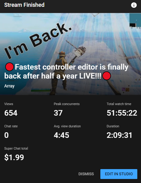 array_nyc's tweet image. First stream back was a big W, glad to be back, cant wait to grind wit yall again 💪 turn on notis here cuz ima be active on twitter again, following all noti gang ong.