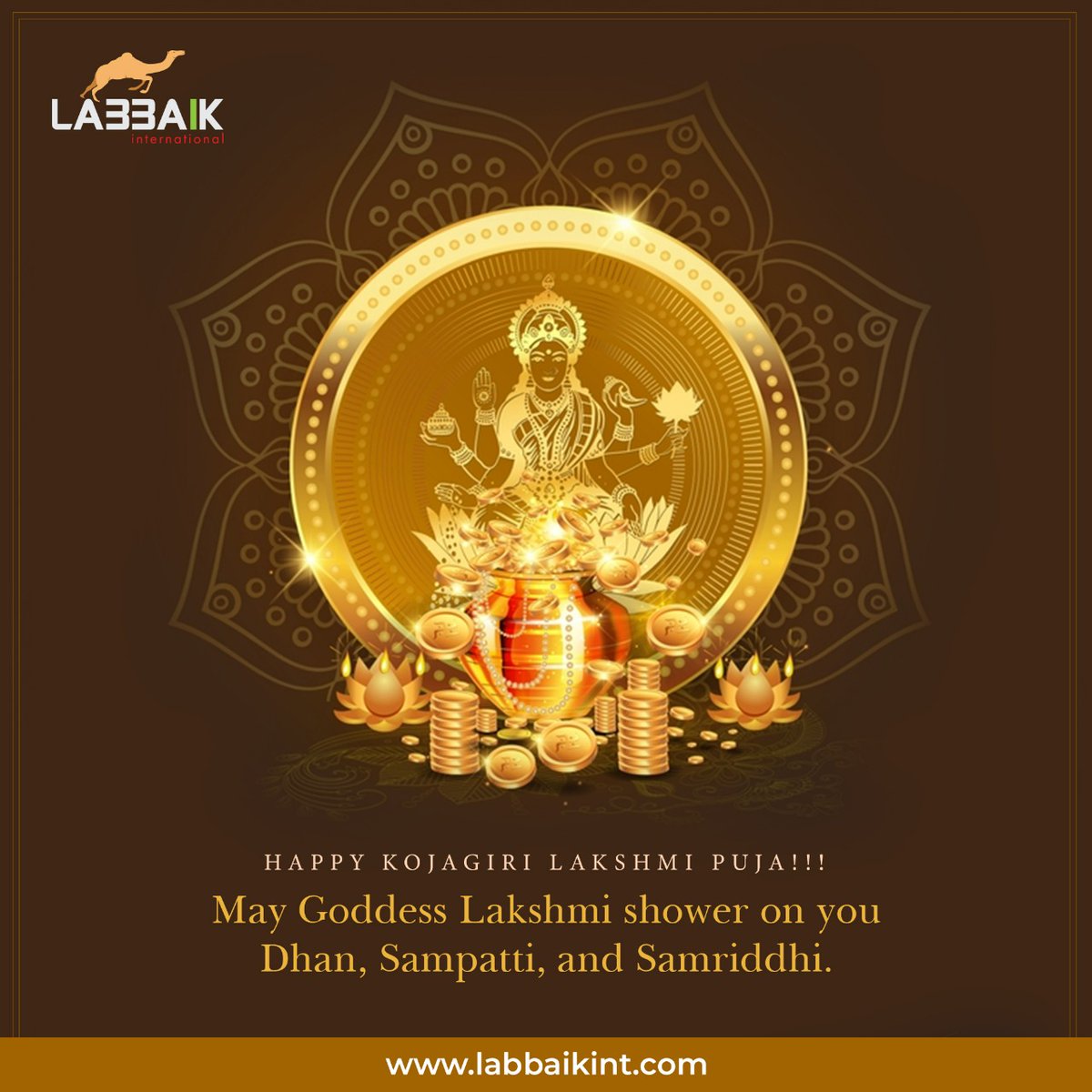LabbaikInt's tweet photo. May you always have the blessings of Devi Laxmi at your home and make the best day for everyone. 
.
.
.
.

#labbaikint
#laxmipuja #mata #laxmi #hindu #maa  #mahalaxmi https://t.co/bHITtKklb1
